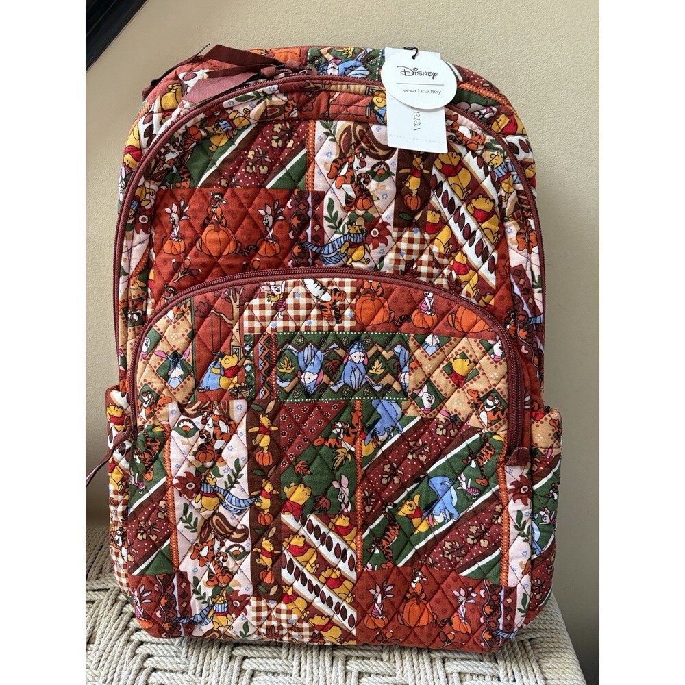 Vera Bradley Winnie The Pooh Large  Backpack 2026 Autumn Adventures EXACT NWT